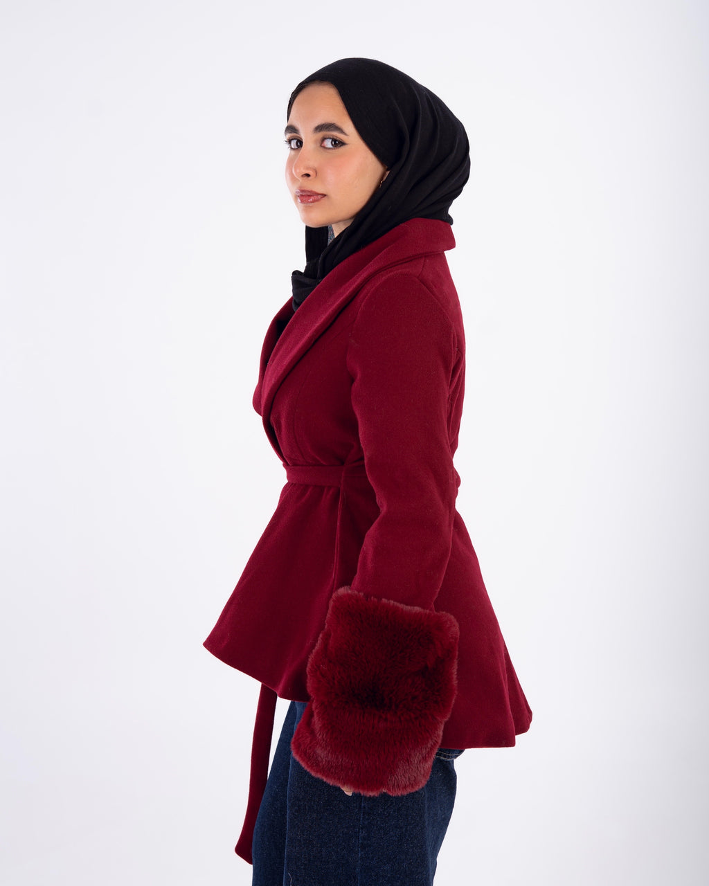 AZARS Flurry Sleeve Coat