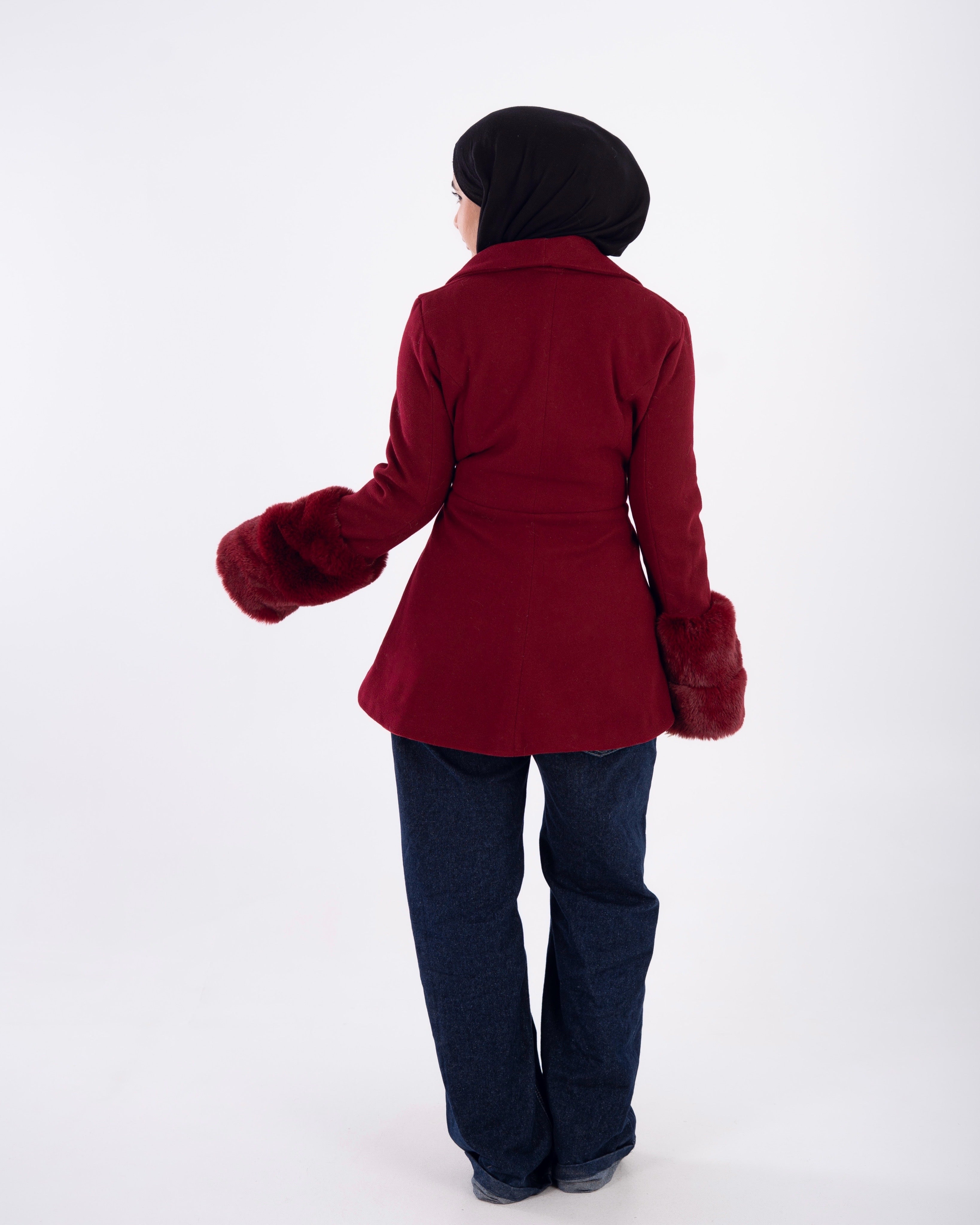 AZARS Flurry Sleeve Coat